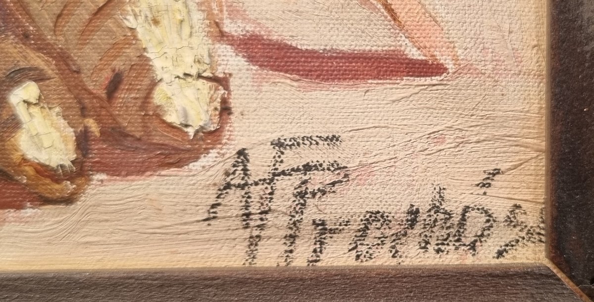 FRANCISZEK PROCHASKA - Scène de marché en Afrique du Nord-photo-2