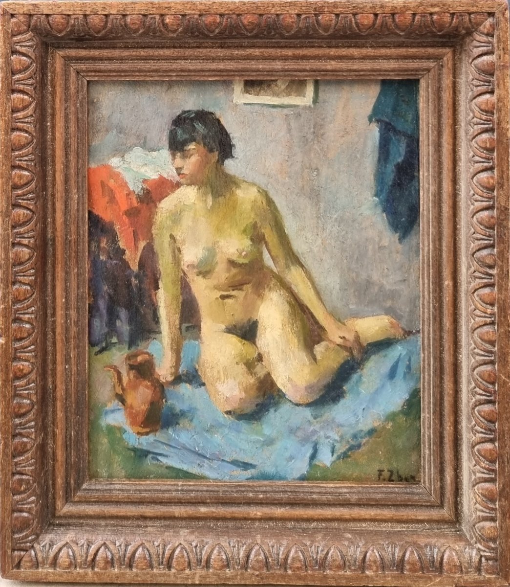 Fiszel Zylberberg, Known As Zber - Portrait Of A Model-photo-2