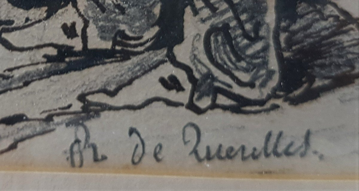 Richard De Querelles - Souvenir Of A Barrack Of Officers Around 1830-photo-2