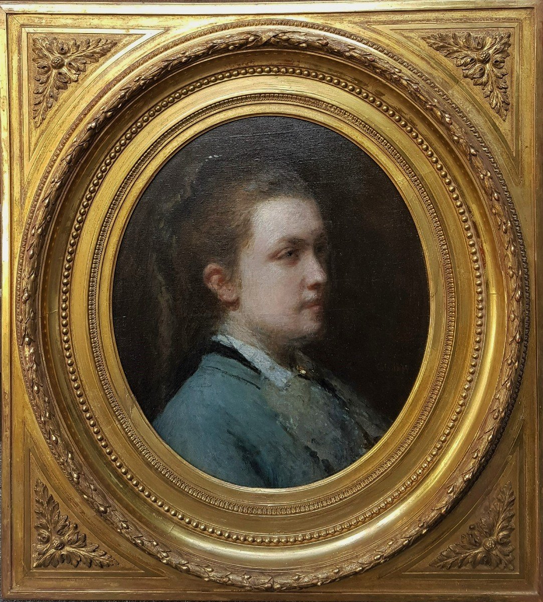 Adolphe Félix Cals - Portrait Of The Pianist Mademoiselle Jenny Godin-photo-2