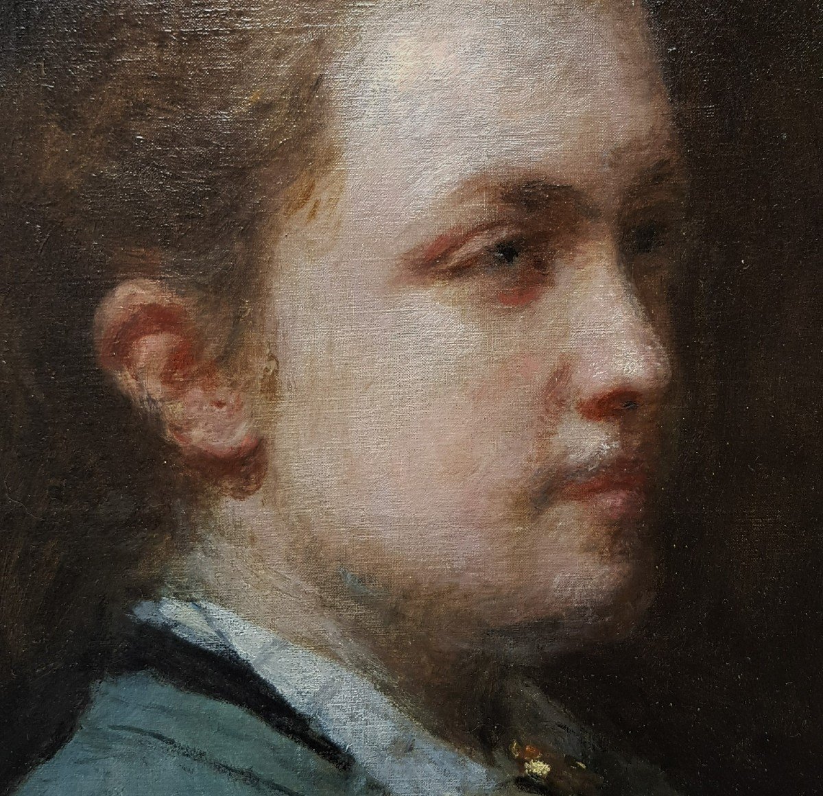Adolphe Félix CALS - Portrait de Mademoiselle Jenny Godin, pianiste (1879)-photo-1