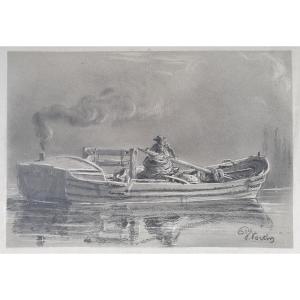 Charles Hortin (attributed To) - The Steam Boat