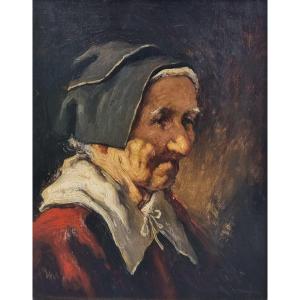 Romana Arregui - Portrait Of An Old Basque Woman