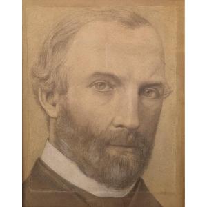 Ecole française du XIXe siècle - Portrait présumé du chapelain Rounseville Alger (1822-1905)