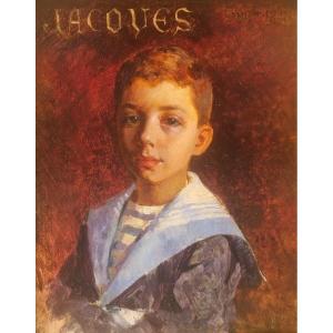 George ROUX - Portrait d'un enfant en petit matelot