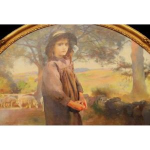 Paul LEROY - Jeune bergère de la Creuse