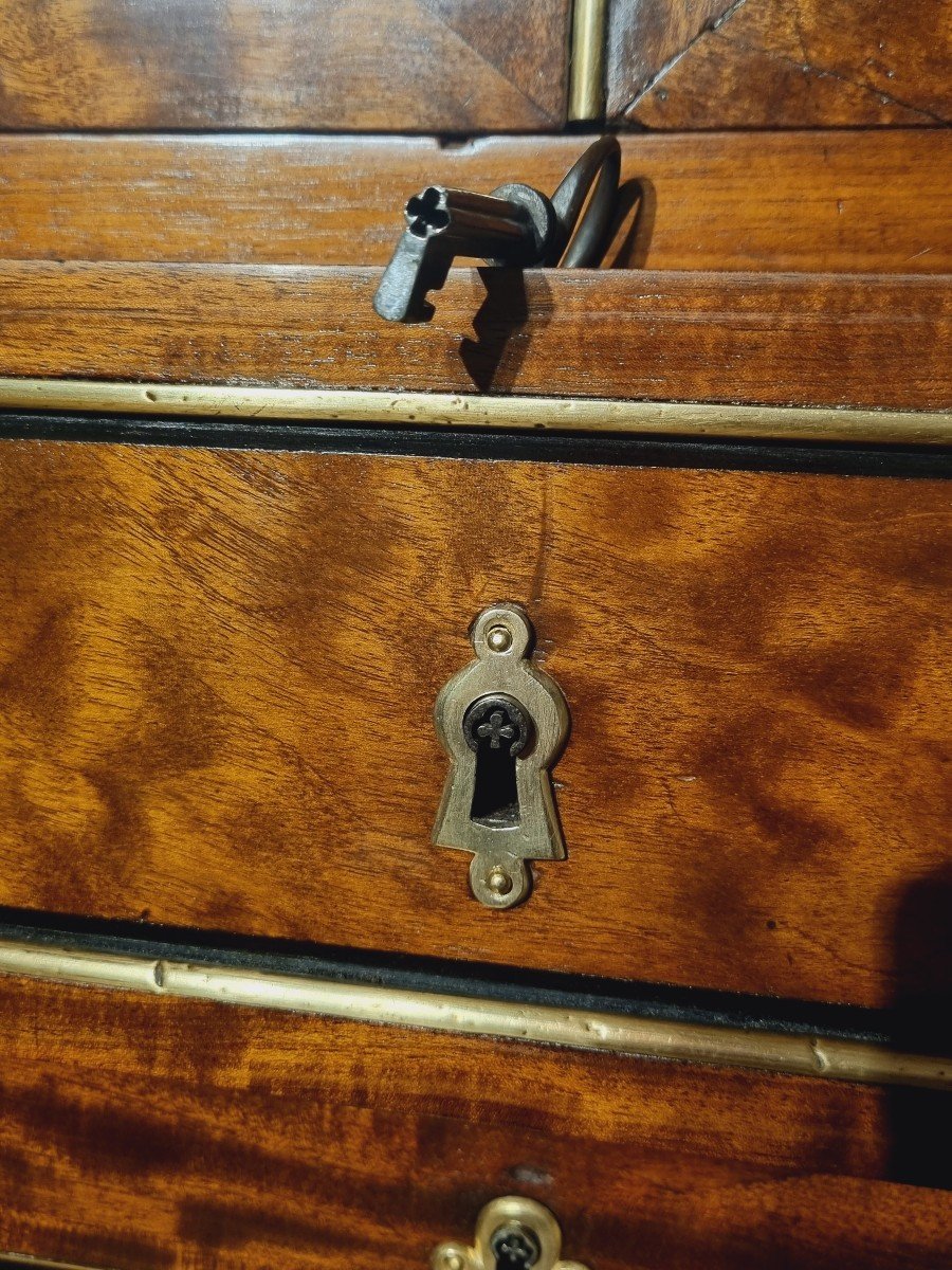 Secretary Says "guillotine", From The End Of The Eighteenth Century With Inventory Number.-photo-6