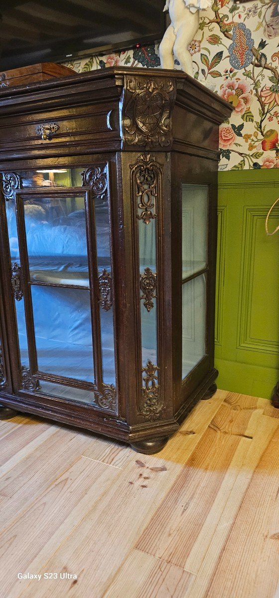 Showcase, Regency Argentier At Support Height, Liège Work From The 18th Century-photo-4