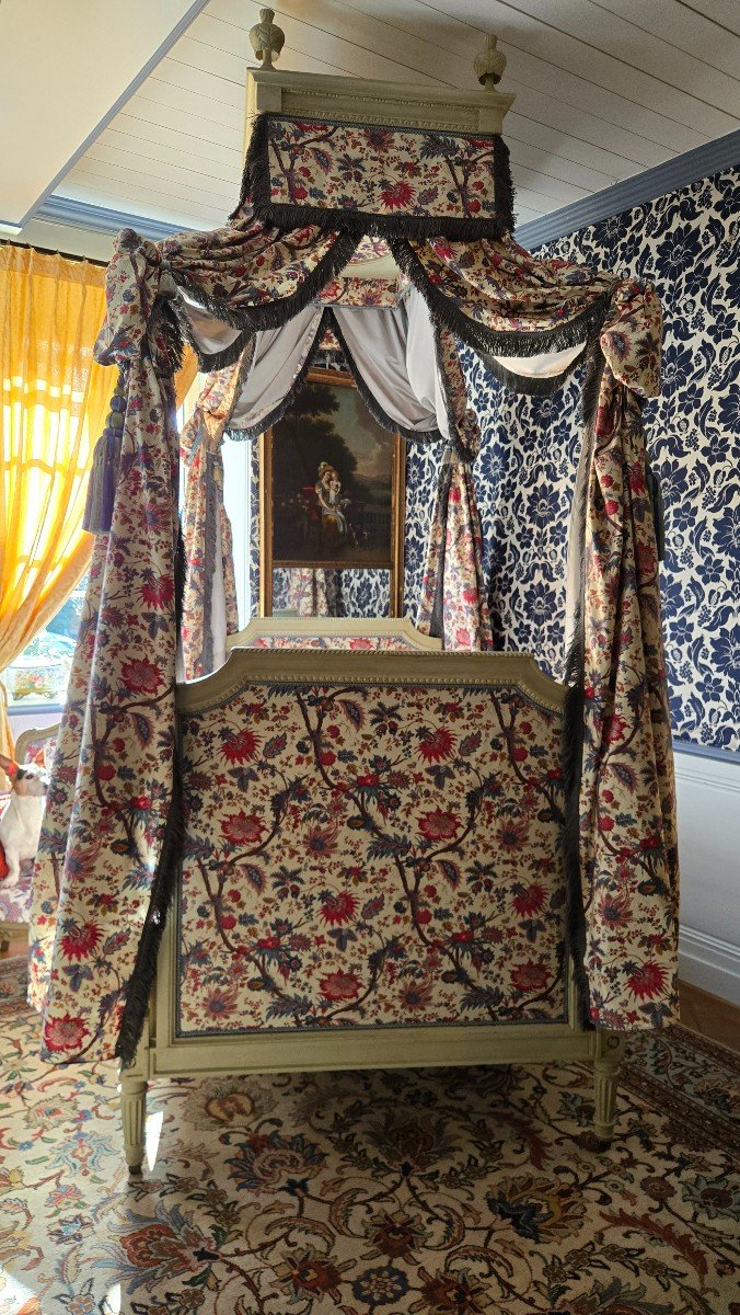 Louis XVI Polish Bed With Detached Columns.-photo-5