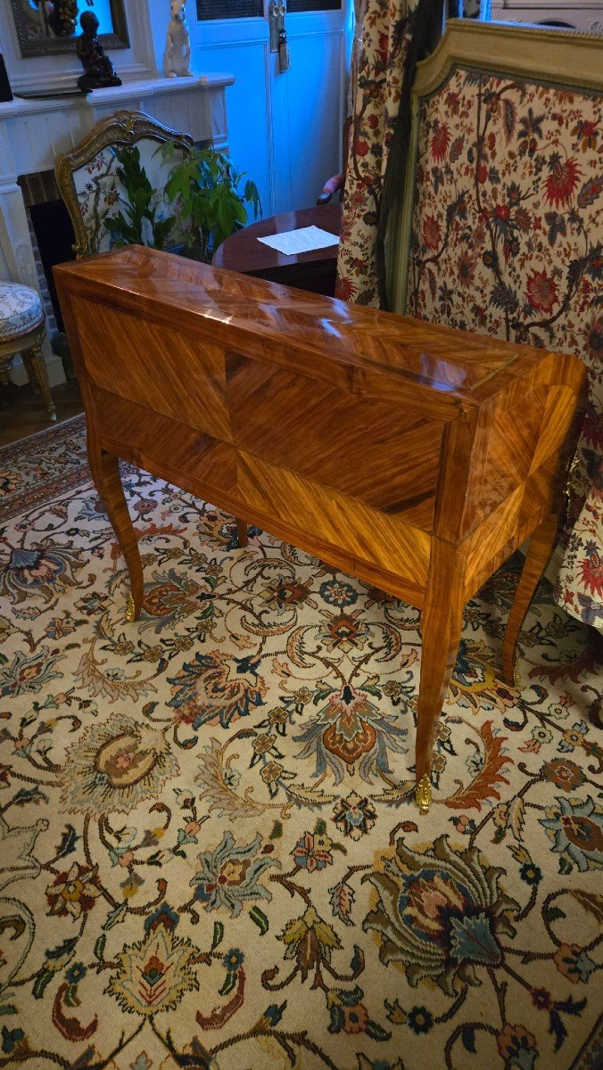 Mid-century Cylinder Desk, Parisian Work, Louis XV Period. -photo-1