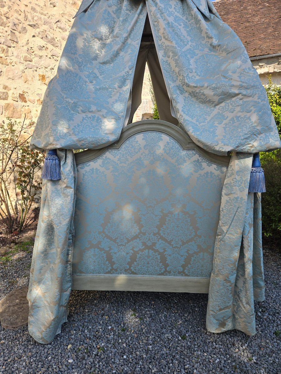 Lit à La Polonaise Avec Dais à Dôme, époque Louis XVI.-photo-3