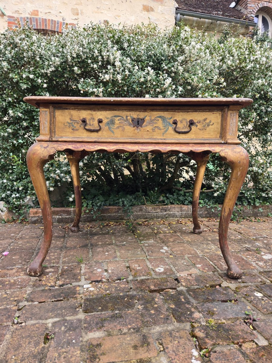 Imposing Center Table, Work From Northern Italy. -photo-5