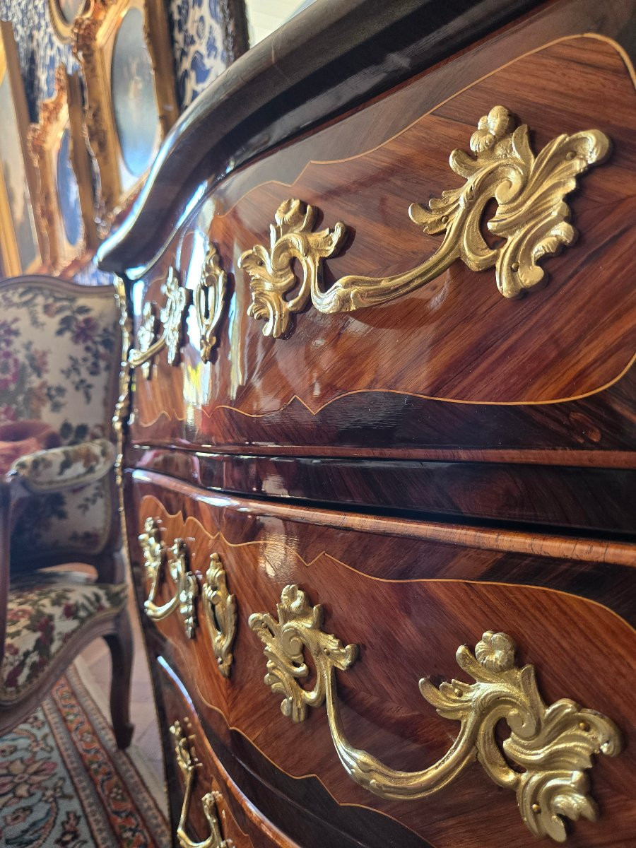 Pierre I Roussel, Commode D’entre Deux D’époque Louis XV.  -photo-5