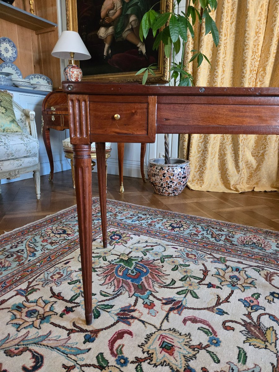 Louis XVI Tric Trac Table Stamped, Paris Louis XVI Period.  -photo-3