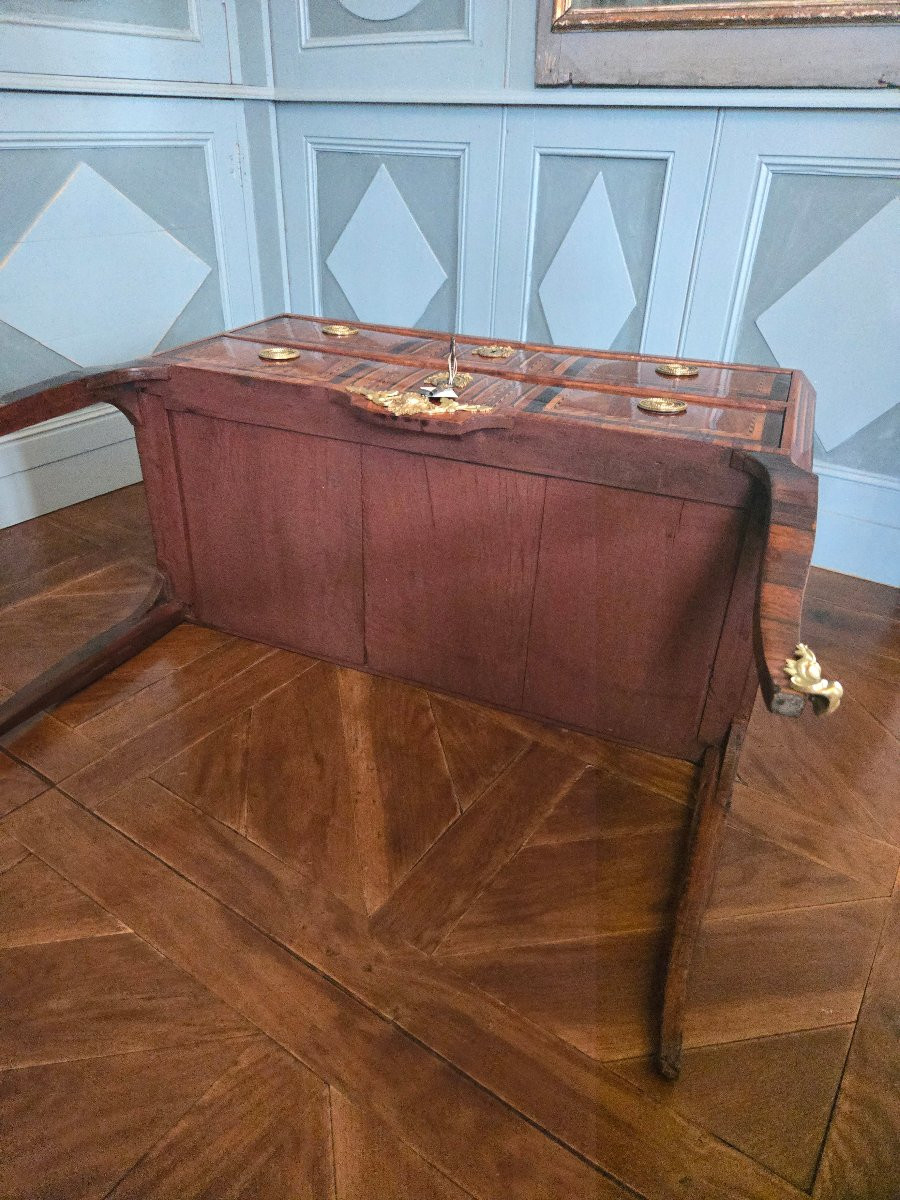 Louis XV / Louis XVI Transition Chest Of Drawers, Eastern France Circa 1780.-photo-8