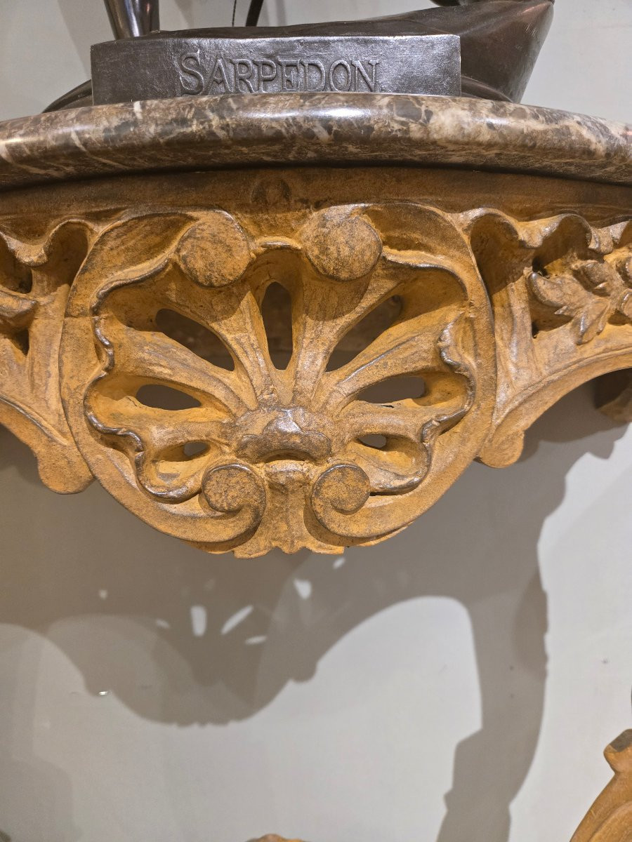 Louis XV Style Wall Console, 19th Century French Work.-photo-3