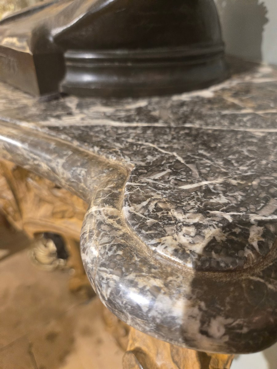 Louis XV Style Wall Console, 19th Century French Work.-photo-5