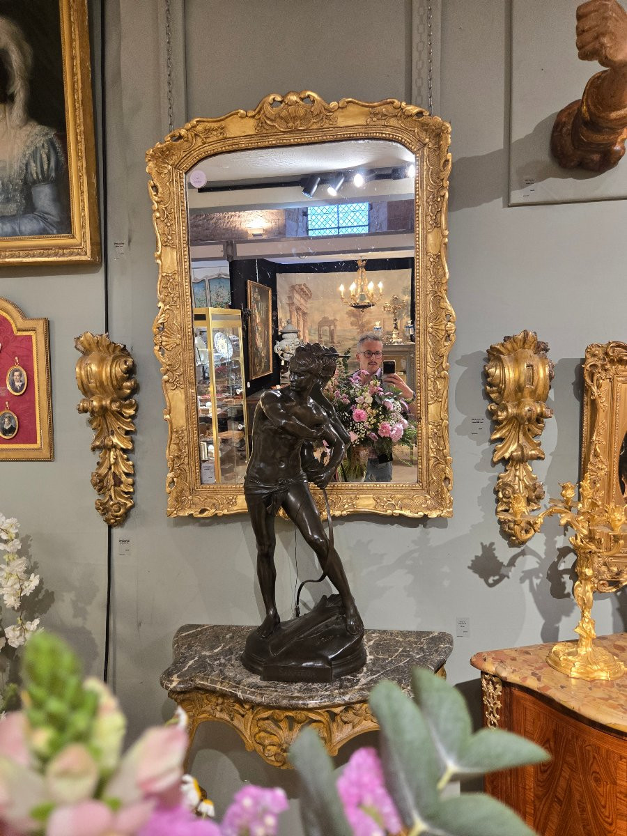 Pair Of Carved And Gilded Softwood Ornamental Falls, Louis XIV – Regency Period.-photo-8