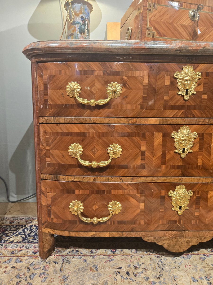 Louis XIV Chest Of Drawers – Besançon, Circa 1740-photo-2