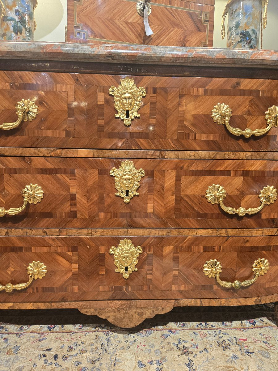 Louis XIV Chest Of Drawers – Besançon, Circa 1740-photo-3