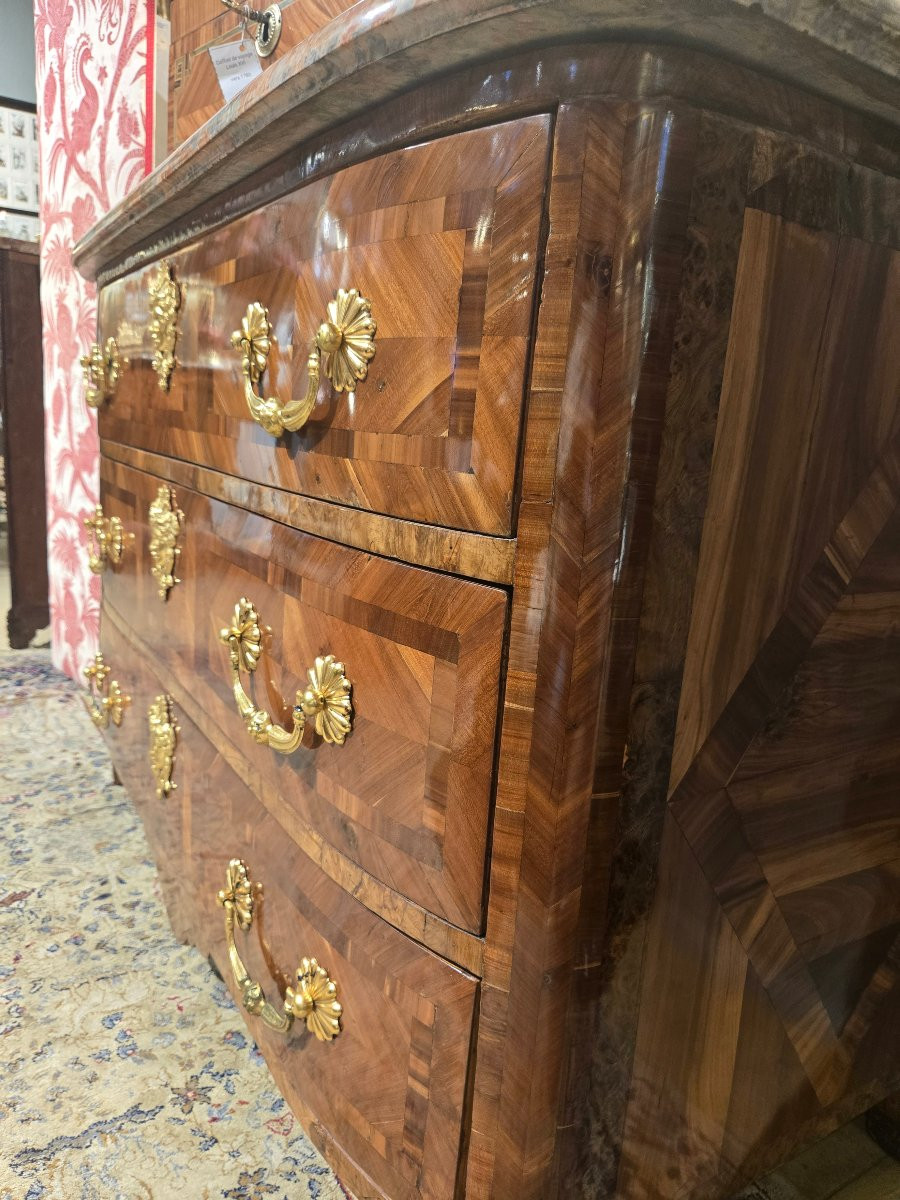 Louis XIV Chest Of Drawers – Besançon, Circa 1740-photo-4