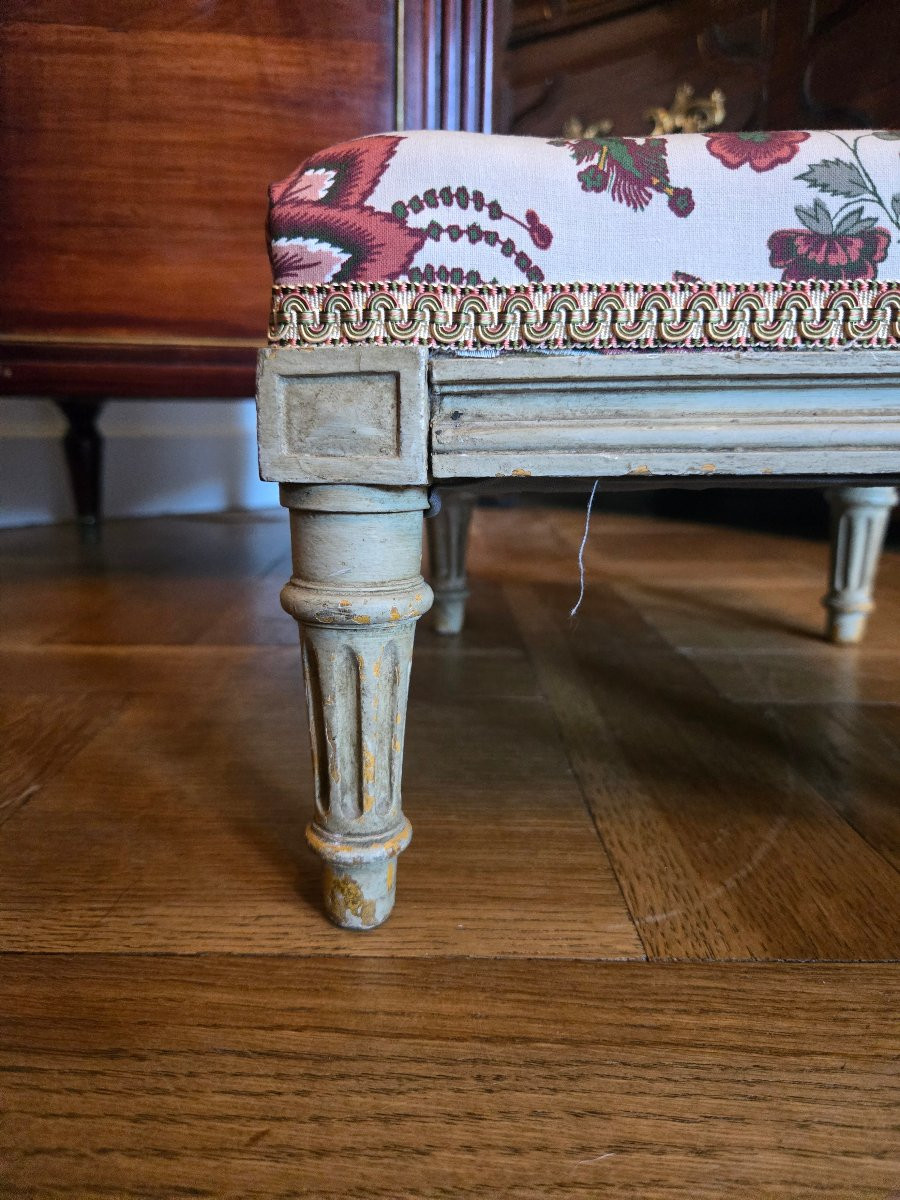 Small Louis XVI Style Stool – Late 19th Century.  -photo-2
