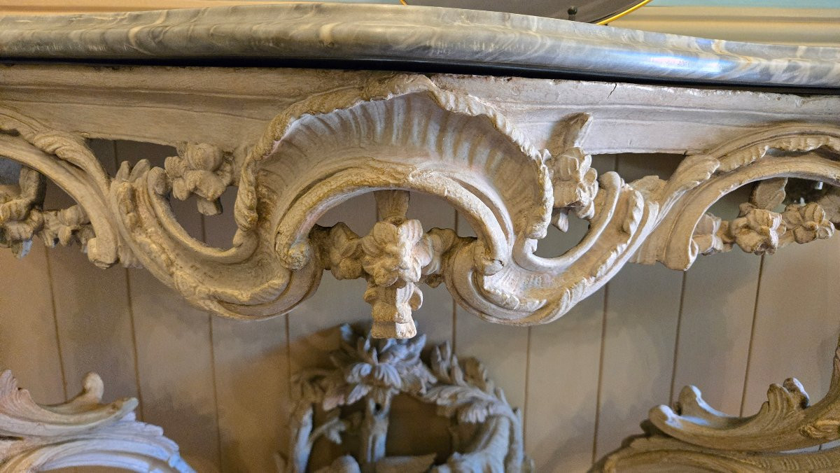 Wall Console With Hunting Decoration – France, Louis XV Period, Circa 1745–1755-photo-4