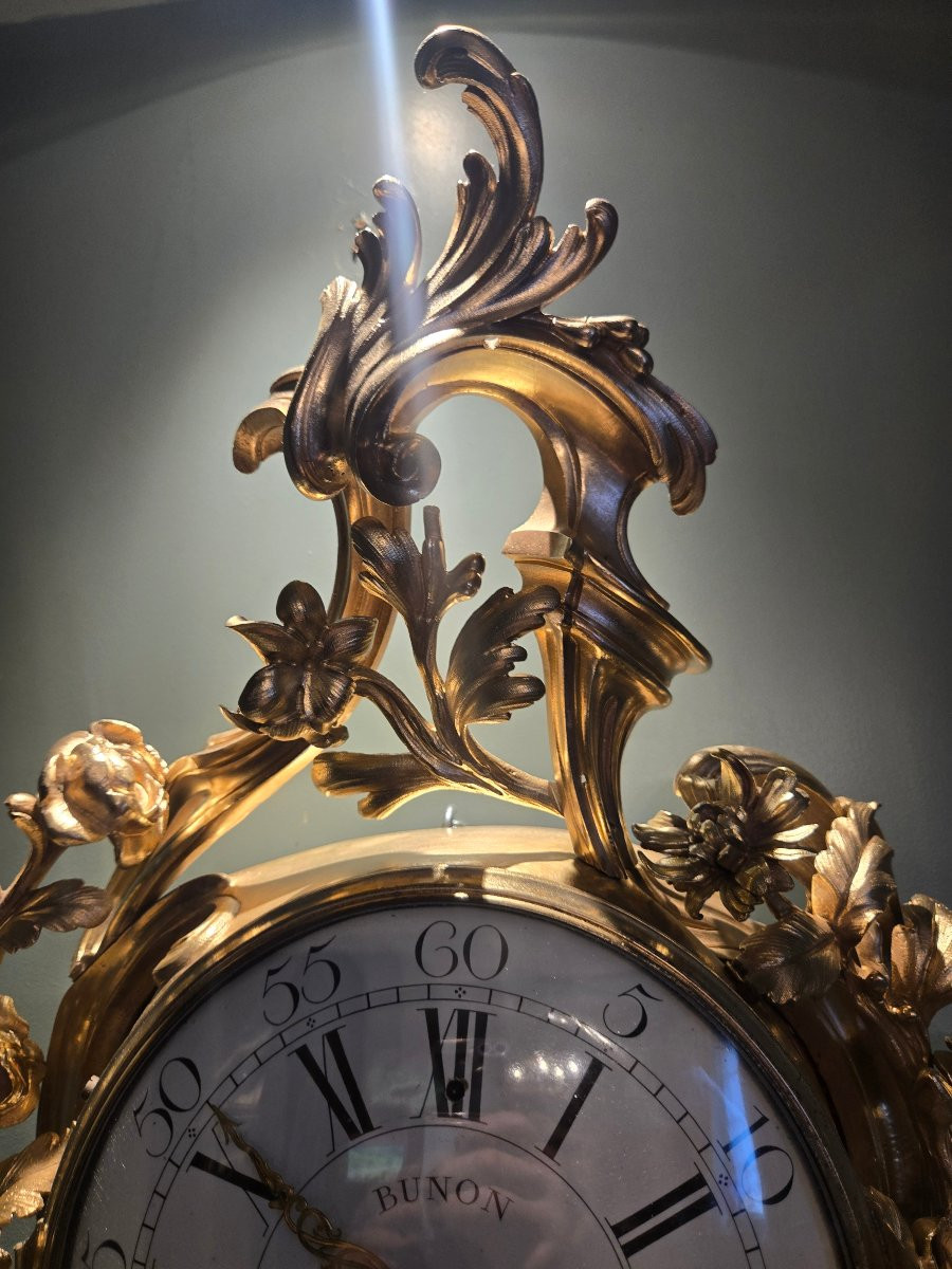 Louis XV Wall-mounted Cartel Attributed To Jean-joseph De Saint-germain.   -photo-2