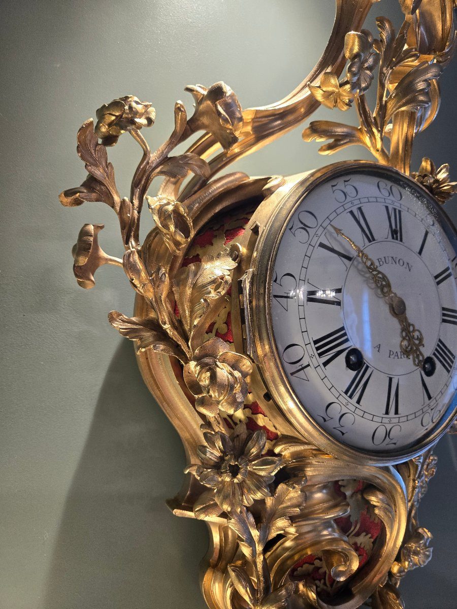 Louis XV Wall-mounted Cartel Attributed To Jean-joseph De Saint-germain.   -photo-6