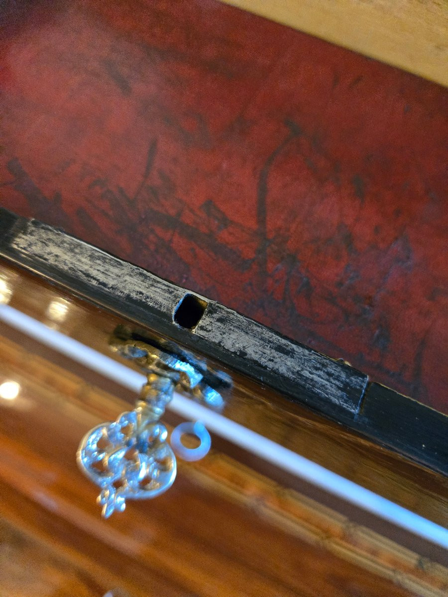 Travel Box, Stamped Migeon, Paris, Louis XV Period.  -photo-4