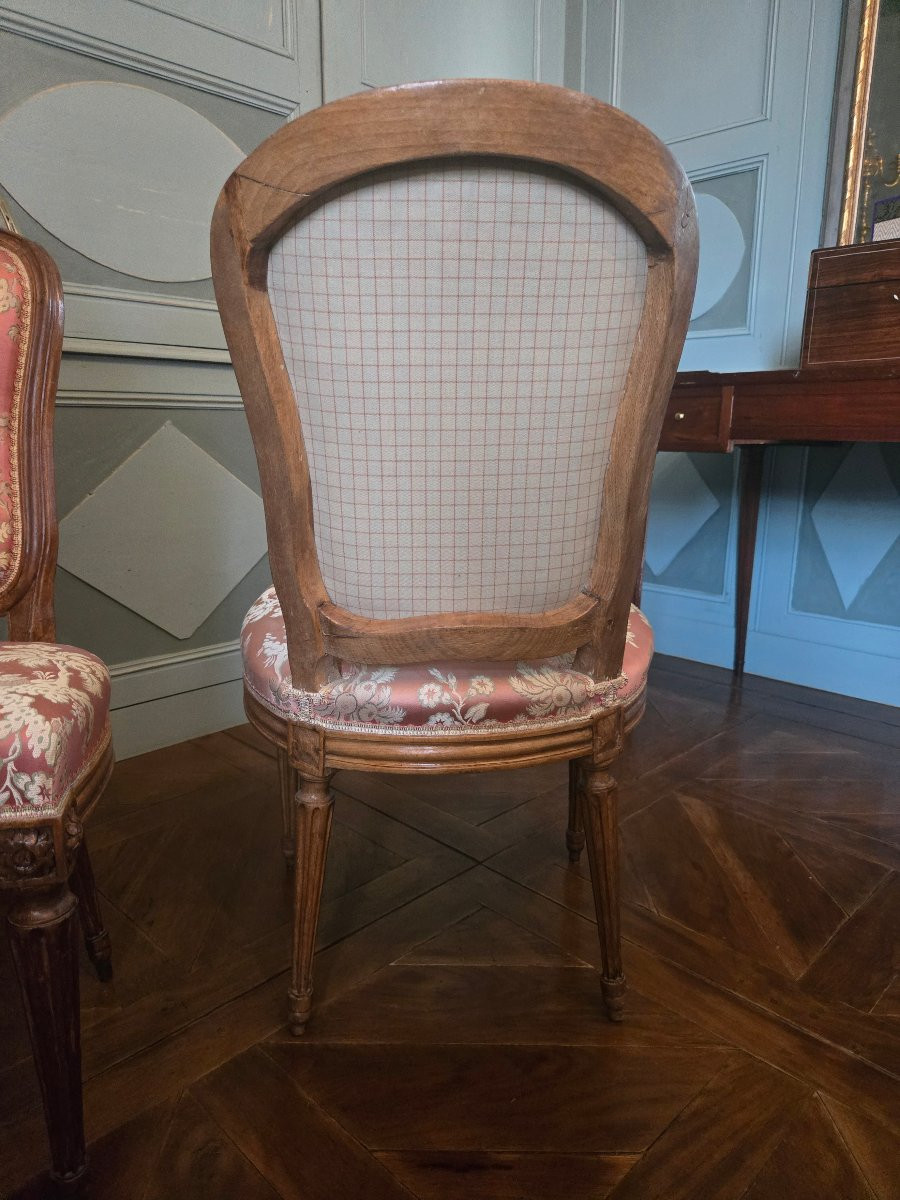 Pair Of Transition Louis XV – Louis XVI Chairs, Parisian Work, Circa 1765–1775.-photo-4