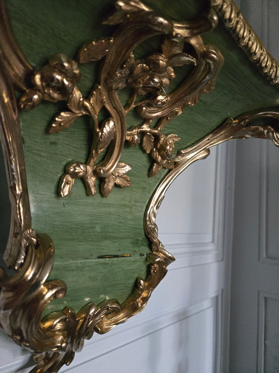Louis XV Style Wall Console, 19th Century.  -photo-6