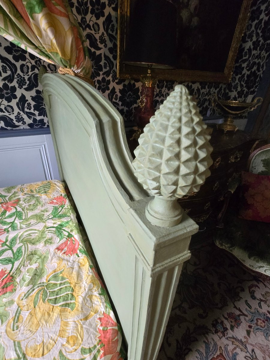 Polish Bed, Southern Work, Louis XVI Period.   -photo-2