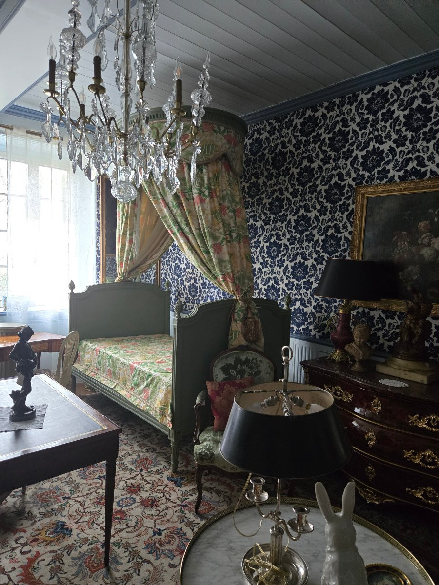 Polish Bed, Southern Work, Louis XVI Period.   -photo-7