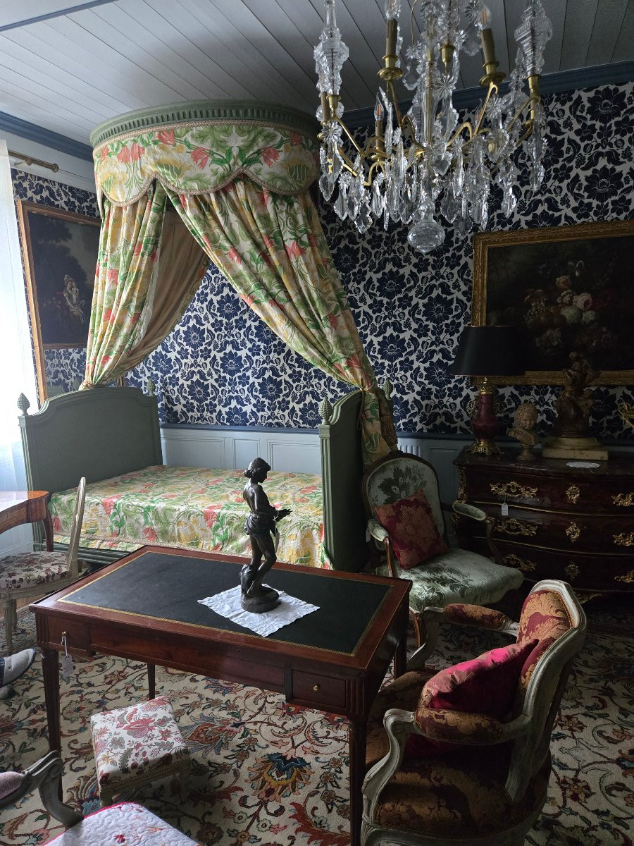Polish Bed, Southern Work, Louis XVI Period.   -photo-8