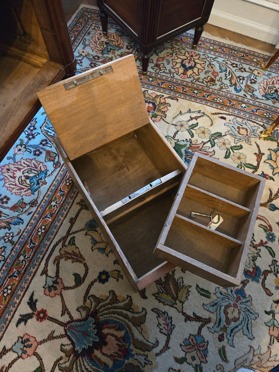 Louis XVI Period Cylinder Desk – Stamped J. Manser And Jme.  -photo-5