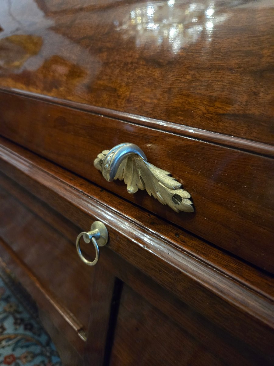 Louis XVI Period Cylinder Desk – Stamped J. Manser And Jme.  -photo-8