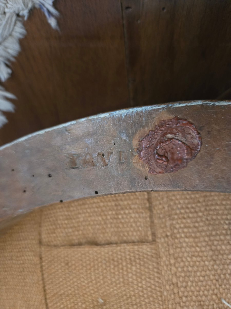 Jean Avisse, paire de chaises d’époque Louis XVI.  -photo-6