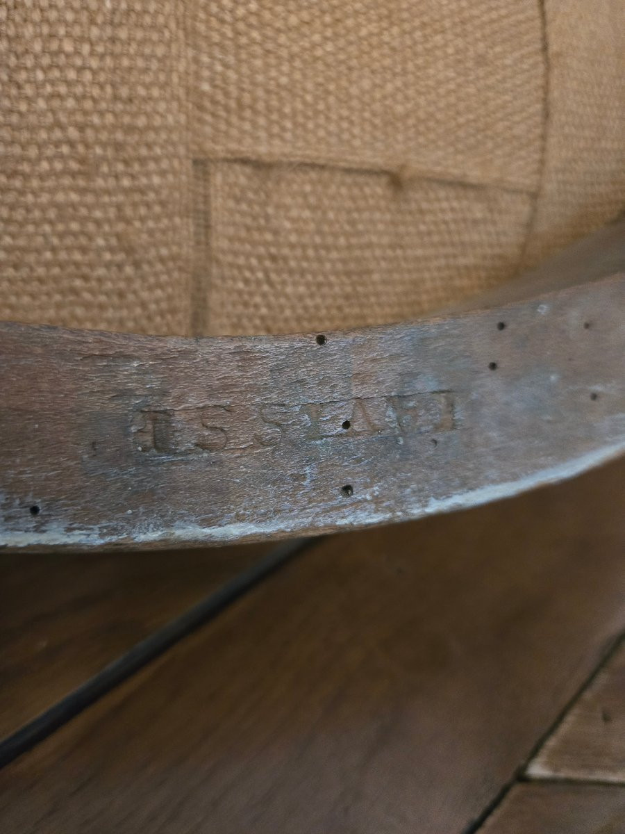 Jean Avisse, paire de chaises d’époque Louis XVI.  -photo-7