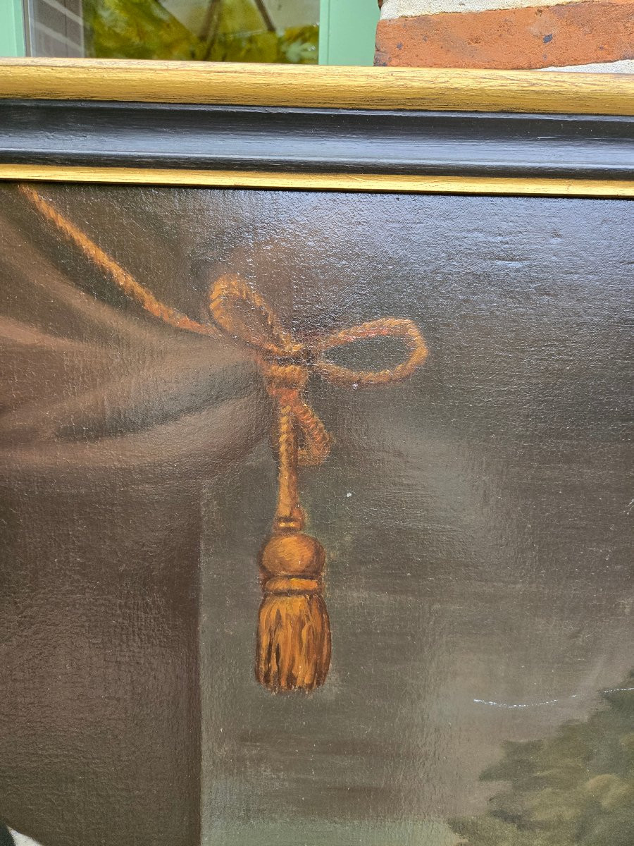 Portrait Of A Cistercian Monk Holding A Letter, Late 18th Century, Early 19th Century. -photo-3