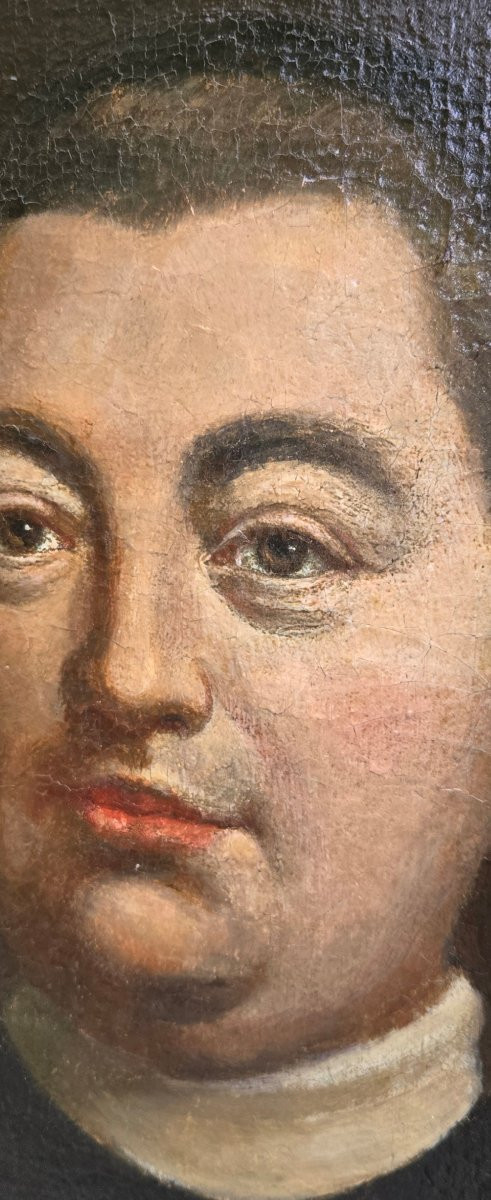 Portrait Of A Cistercian Monk Holding A Letter, Late 18th Century, Early 19th Century. -photo-4