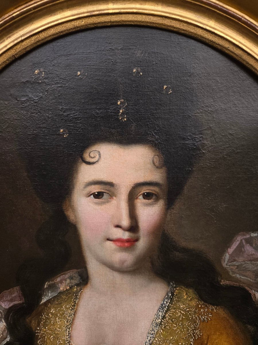 Pierre Ernou, dit le chevalier d’Ernou (1665-1739), Portrait de dame.  -photo-2