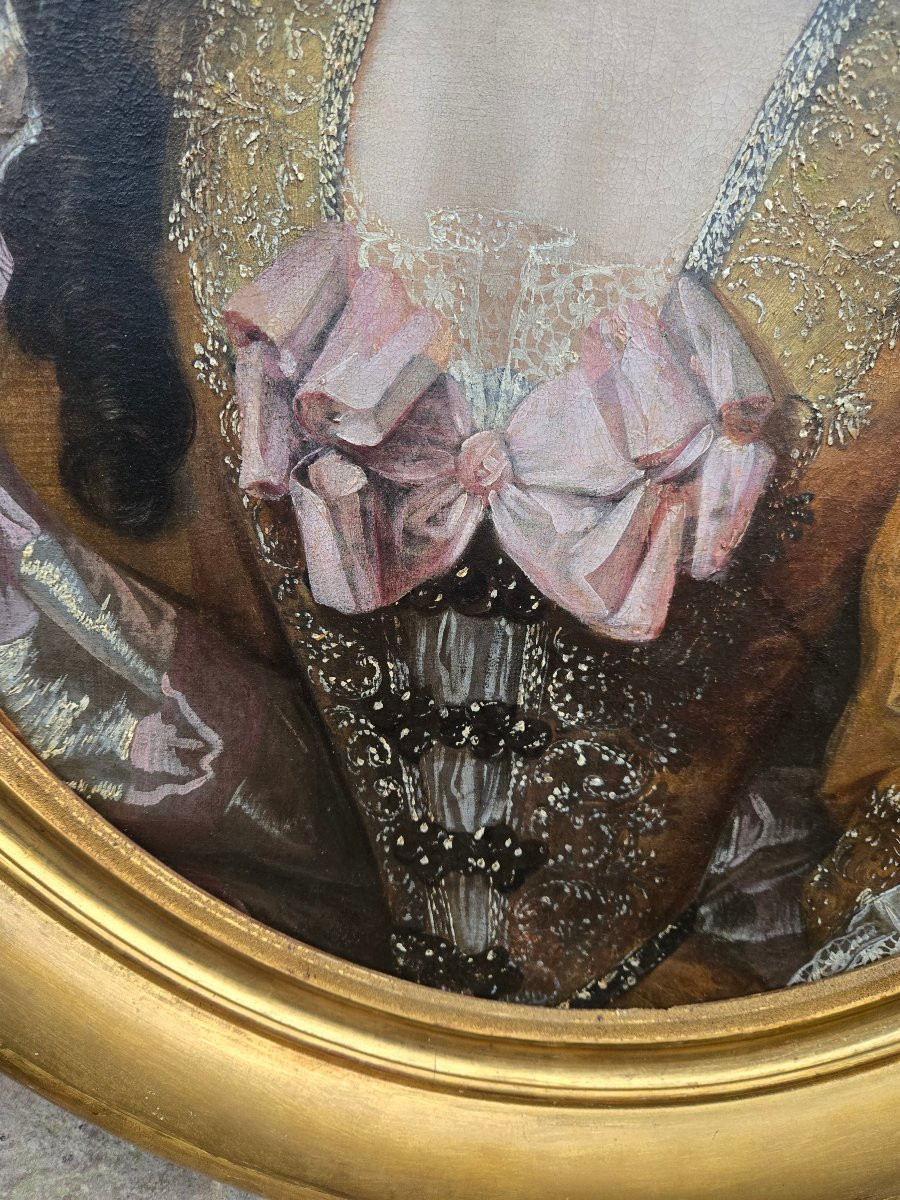 Pierre Ernou, dit le chevalier d’Ernou (1665-1739), Portrait de dame.  -photo-3