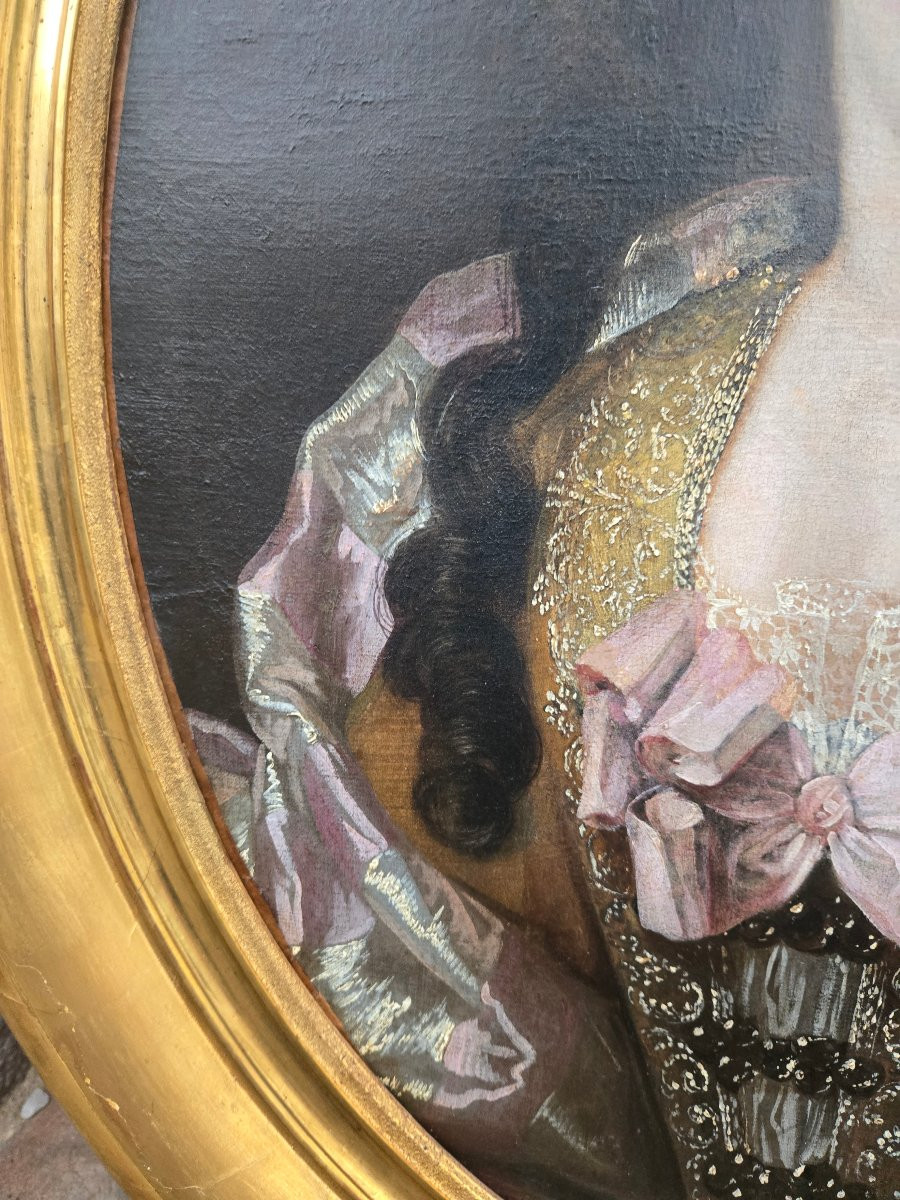 Pierre Ernou, dit le chevalier d’Ernou (1665-1739), Portrait de dame.  -photo-4