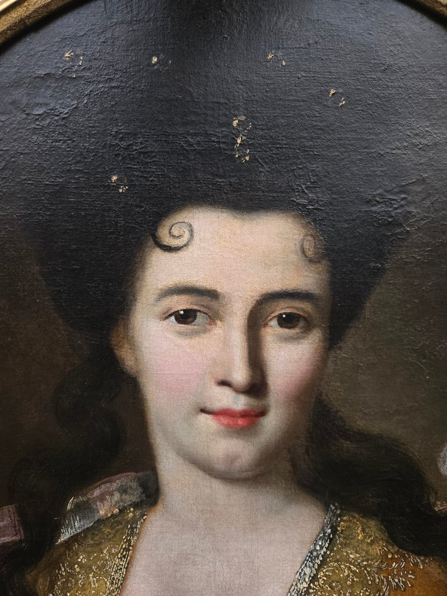 Pierre Ernou, dit le chevalier d’Ernou (1665-1739), Portrait de dame.  -photo-2