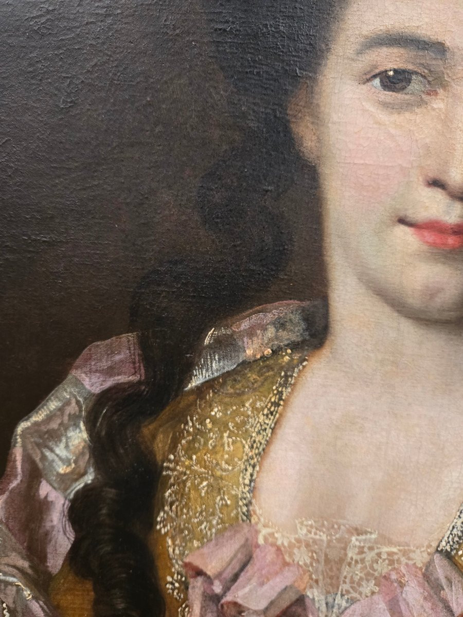Pierre Ernou, dit le chevalier d’Ernou (1665-1739), Portrait de dame.  -photo-3