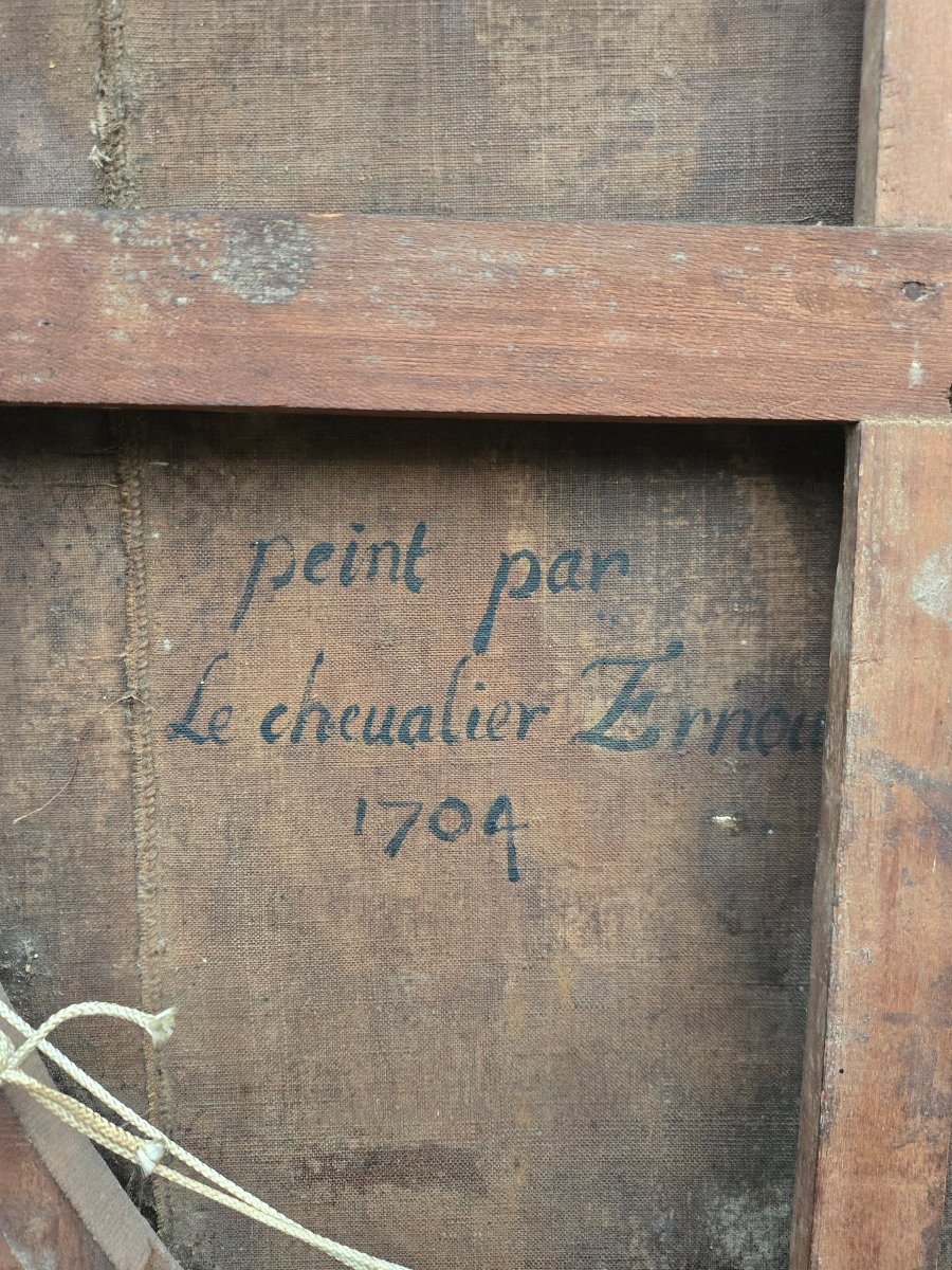 Pierre Ernou, dit le chevalier d’Ernou (1665-1739), Portrait de dame.  -photo-6