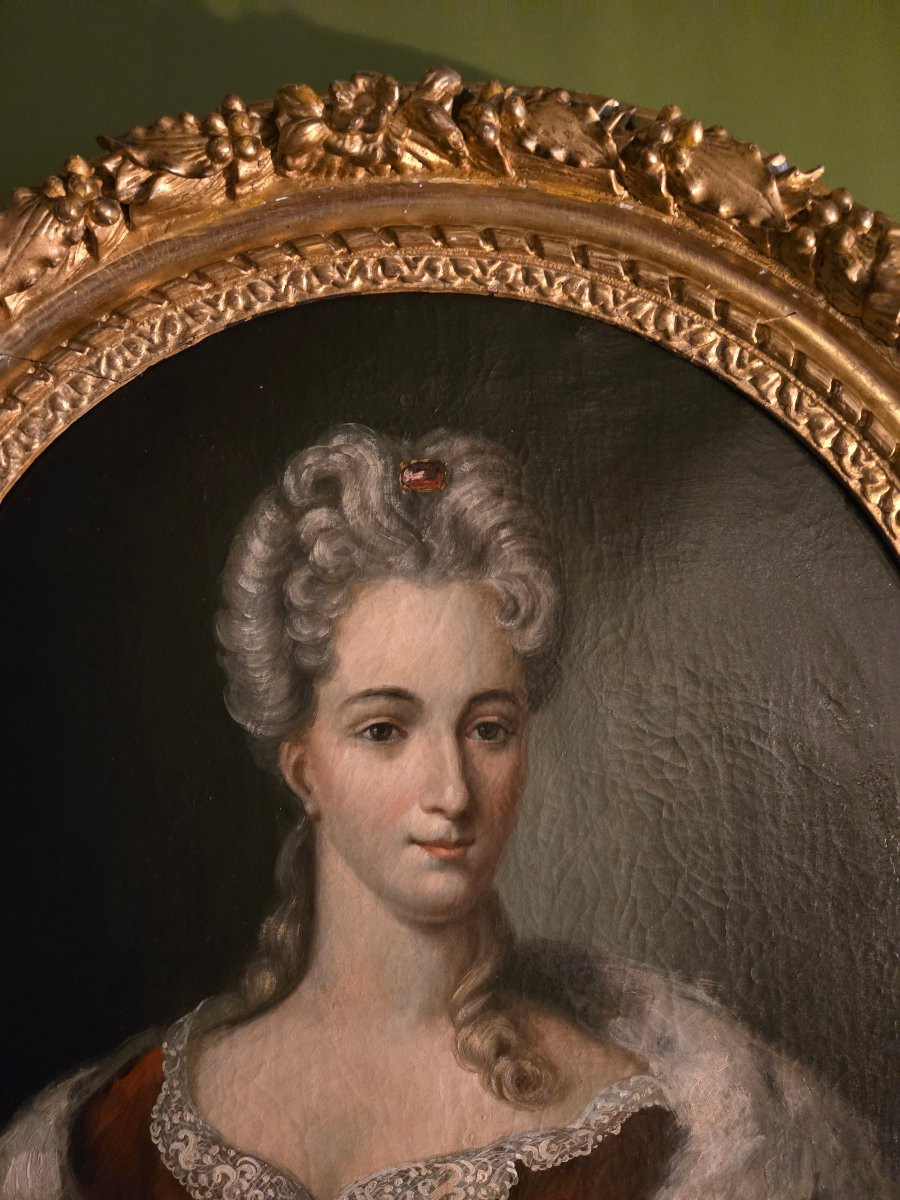 Large Portrait Of An Aristocrat, European School, Late 17th – Early 18th Century.  -photo-4