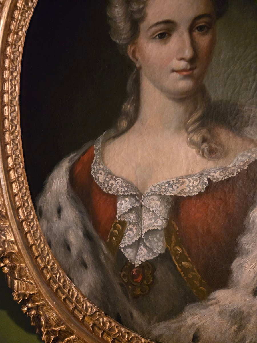 Large Portrait Of An Aristocrat, European School, Late 17th – Early 18th Century.  -photo-1