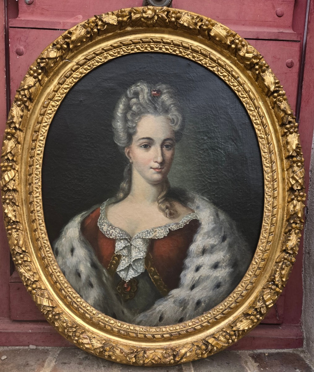 Large Portrait Of An Aristocrat, European School, Late 17th – Early 18th Century.  